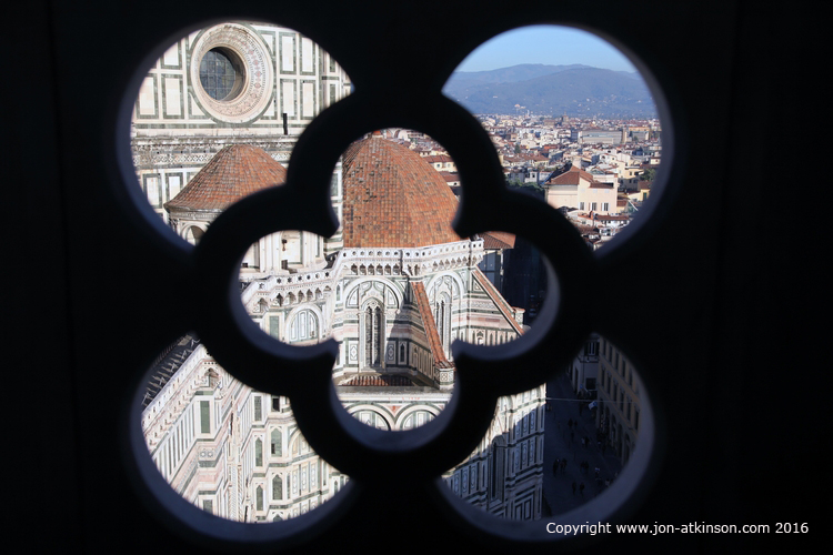 Artistic City View Giotto's Campanile